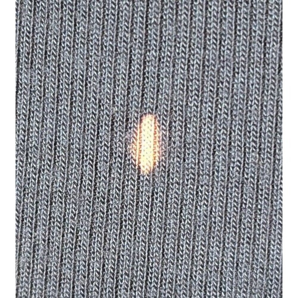 Terra & Sky Navy Blue Ribbed Scoop Neck Tank Top Modal Blend Plus Size 1X 16W-18 - Picture 4 of 7